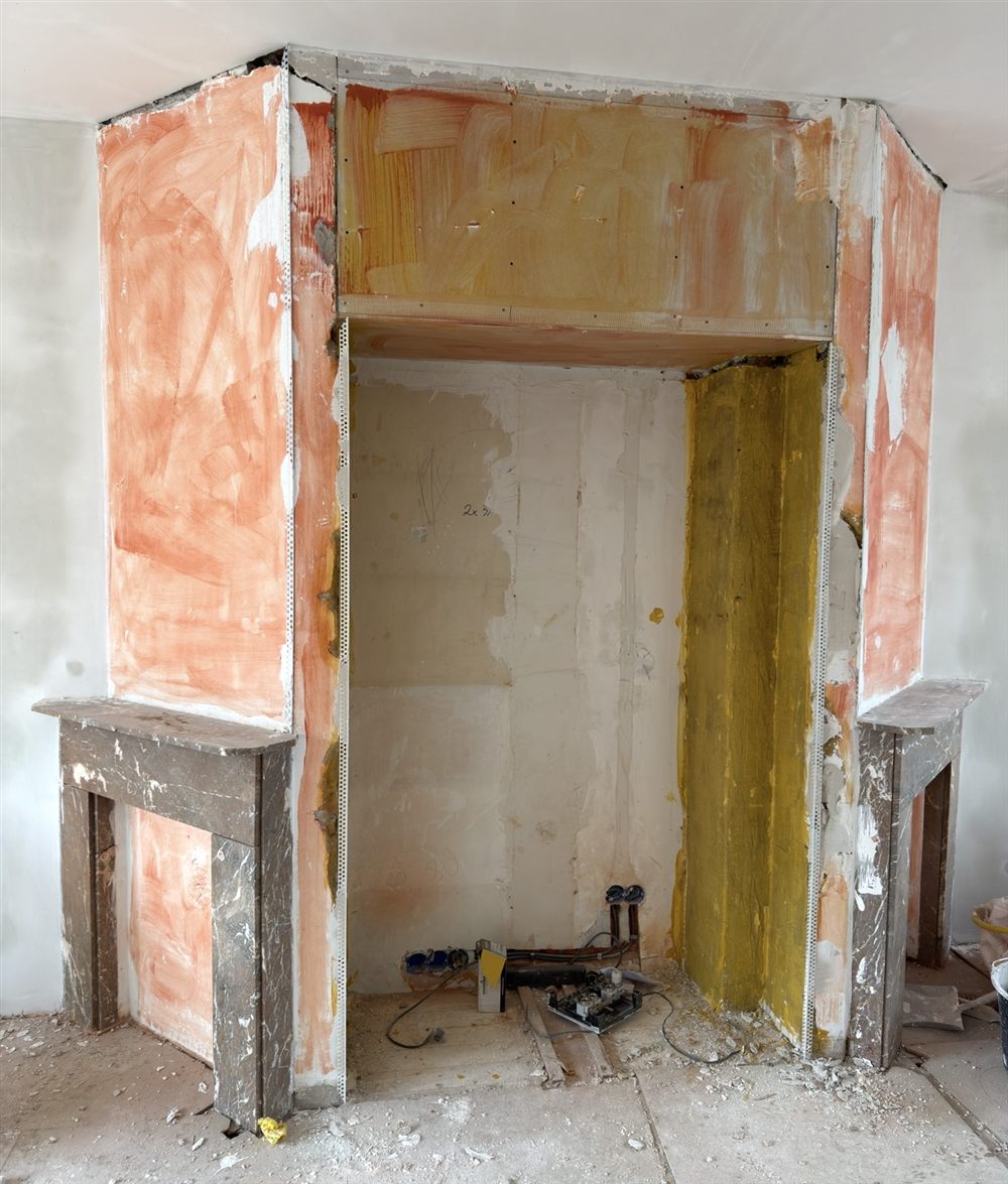 Schouw vóór de reparatie