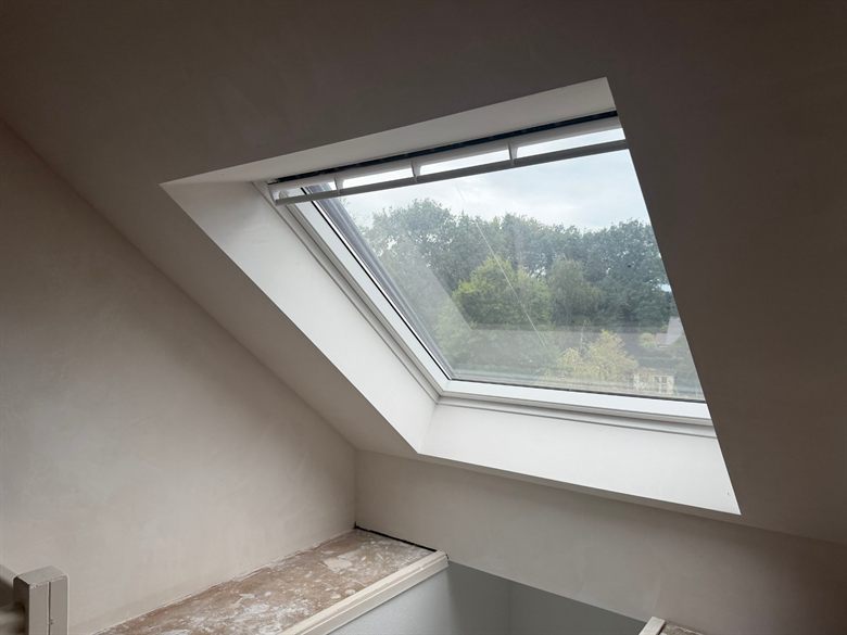 Gestucte zolderkamer